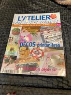 Tijdschrift l’atelier des loisirs creatifs, Hobby en Vrije tijd, Ophalen of Verzenden, Zo goed als nieuw