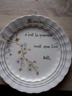 Très belle assiette décorative porcelaine, Antiek en Kunst, Antiek | Porselein, Ophalen