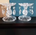 Kristallen kandelaars,ongeveer 15cm hoog, Enlèvement, Comme neuf