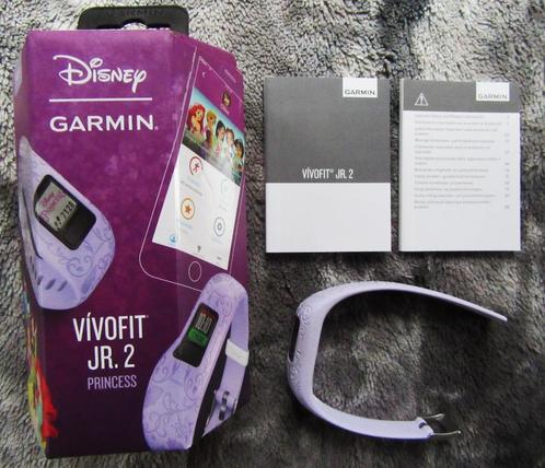 Garmin Vivofit Junior 2 Disney Princes Activity Tracker, Handtassen en Accessoires, Activity trackers, Gebruikt, Android, Paars