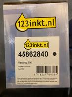 OKI 45862840 toner zwart (123inkt huismerk) - 2 stuks, Articles professionnels, Aménagement de Bureau & Magasin | Pièces, Enlèvement