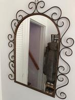 Spiegel met smeedwerk, Antiek en Kunst, Ophalen of Verzenden