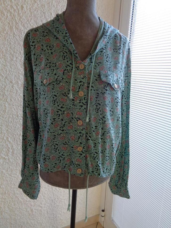 Veste légère imprimée. "Marque Chainz". Taille 38/40, Vêtements | Femmes, Vestes | Été, Porté, Taille 38/40 (M), Vert, Envoi