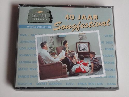 De Pre Historie - 40 Jaar Songfestival (2XCD), CD & DVD, CD | Compilations, Enlèvement ou Envoi