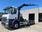 Mercedes Arocs 3240 met kraan 192.5 en containersysteem 2017, Auto's, Vrachtwagens, Te koop, Cruise Control, Stof, Automaat