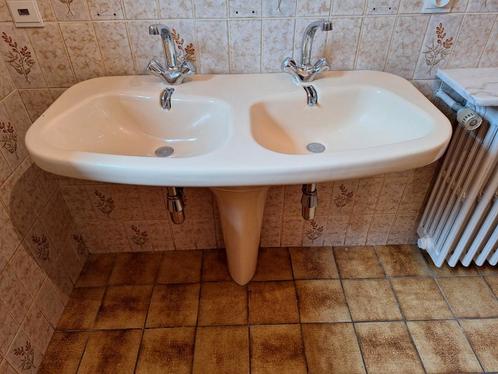 Lavabo/lavabo double vintage, Bricolage & Construction, Sanitaire, Comme neuf, Lavabo, Enlèvement