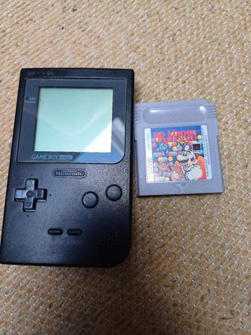 game boy pocket noir avec dr x mario  beschikbaar voor biedingen