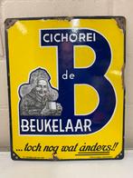 Chicorei de beukelaar 1939 emaille bord, Collections, Marques & Objets publicitaires, Enlèvement ou Envoi