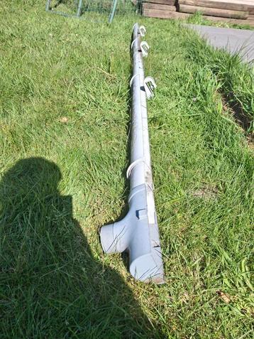 Dakgoot grijs pvc 2m80 beschikbaar voor biedingen