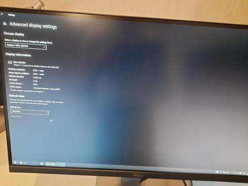 Dell Pro 25 inch 1440p scherm, Computers en Software, Monitoren, Zo goed als nieuw, 60 Hz of minder, DisplayPort, HDMI, Gaming
