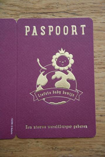 Cartes de naissance, passeport 5 versions NL et 5 FR - NEUF