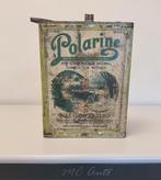 Polarine oud one gallon olie blik 1913 !, Verzamelen, Reclamebord, Gebruikt, Ophalen of Verzenden