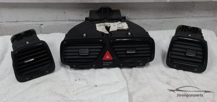 Luchtrooster set VW Scirocco Golf 6 zwart hoogglans., Autos : Pièces & Accessoires, Tableau de bord & Interrupteurs, Volkswagen