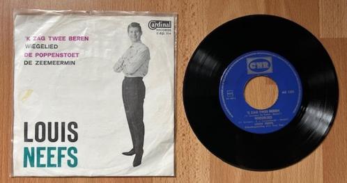 45T EP LOUIS NEEFS - 'K ZAG TWEE BEREN/WIEGELIED/POPPENSTOET, Cd's en Dvd's, Vinyl | Nederlandstalig, Gebruikt, Pop, Overige formaten