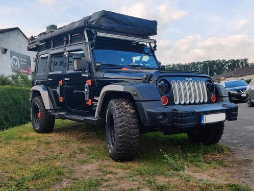 Jeep Wrangler JK Bivouac Sahara 2.8 CRD tweedehands uit het, Auto's, Jeep, Particulier, Wrangler, 4x4, ABS, Achteruitrijcamera