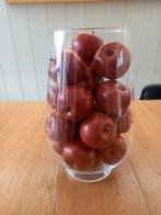 VAAS MET 21 DECORATIE APPELS HOOGTE 40CM, Ophalen, Zo goed als nieuw
