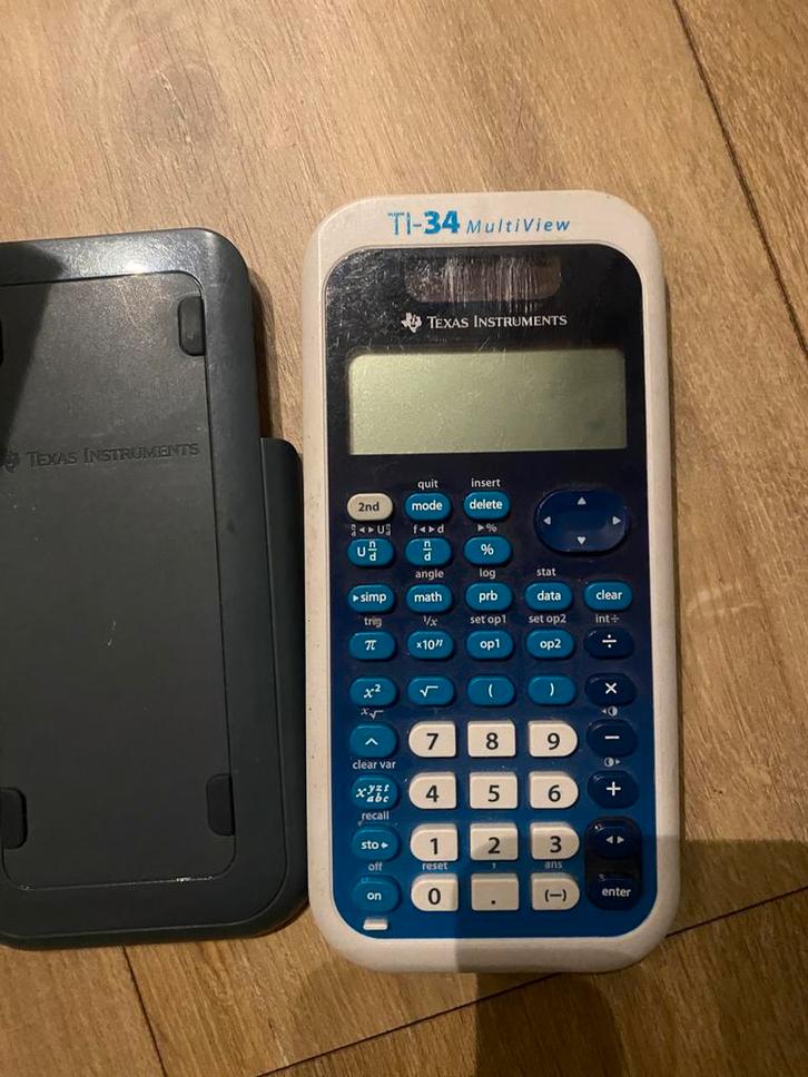 Texas Instruments TI-34 MultiView rekenmachine, Diversen, Rekenmachines, Zo goed als nieuw, Ophalen of Verzenden