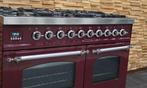 🔥Luxe Fornuis Boretti 100 cm bordeaux rood + rvs GASOVEN, Elektronische apparatuur, 60 cm of meer, Ophalen of Verzenden, Zo goed als nieuw