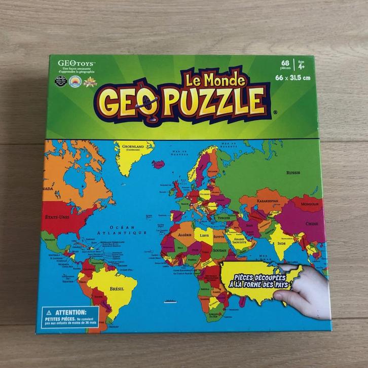 Puzzle Le Monde neuf, Enfants & Bébés, Jouets | Puzzles pour enfants, Comme neuf, Plus de 50 pièces, Enlèvement ou Envoi
