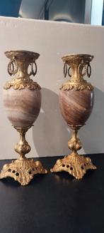 2 magnifiques vases cassettes très grands de 52 cm en parfai, Antiquités & Art, Art | Sculptures & Bois, Enlèvement ou Envoi