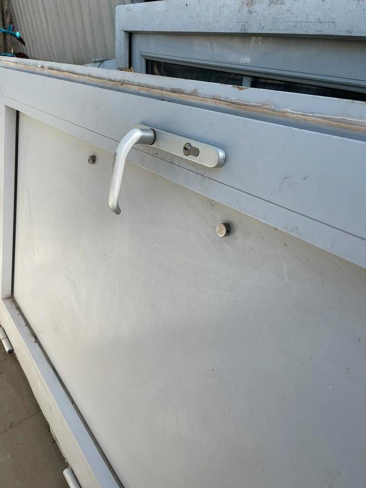 Porter extérieur aluminium, Bricolage & Construction, Vitres, Châssis & Fenêtres, Comme neuf, Enlèvement