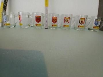 Serie van 7 kleine BACCHUS bekers van de Van Honseb Brouweri beschikbaar voor biedingen