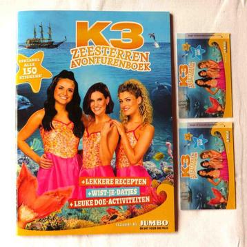 K3 leeg album + 2 pakjes stickers Jumbo beschikbaar voor biedingen