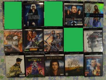 4K ULTRA HD MEER DAN 200 STUKS, Enlèvement ou Envoi, Comme neuf, Action