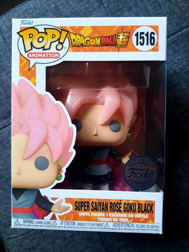 Funko Pop! Super Saiyan Rosé Goku Black 1516, Collections, Jouets miniatures, Comme neuf, Enlèvement