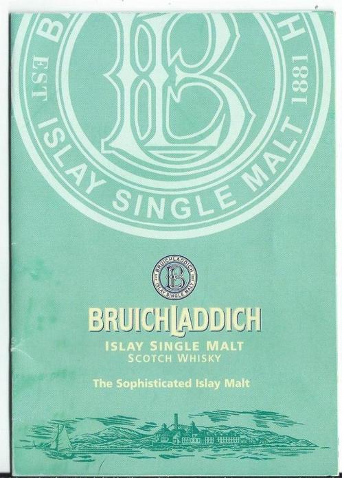 Matériel promotionnel pour le whisky single malt Bruichladdi, Collections, Marques de bière, Comme neuf, Autres types, Enlèvement ou Envoi