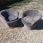 set van twee fauteuils, Ophalen, Gebruikt, Stof, VINTAGE