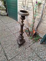 Antieke Koperen Kaarsenkandelaar, Ophalen of Verzenden, Koper