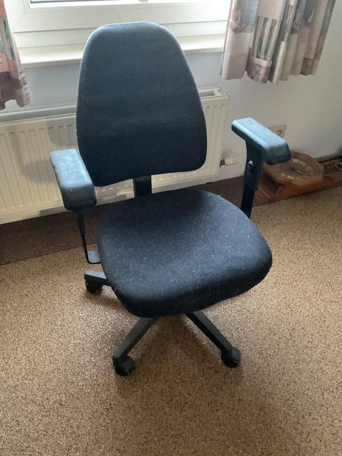 Bureaustoel, Huis en Inrichting, Bureaustoelen, Gebruikt, Bureaustoel, Zwart, Ophalen