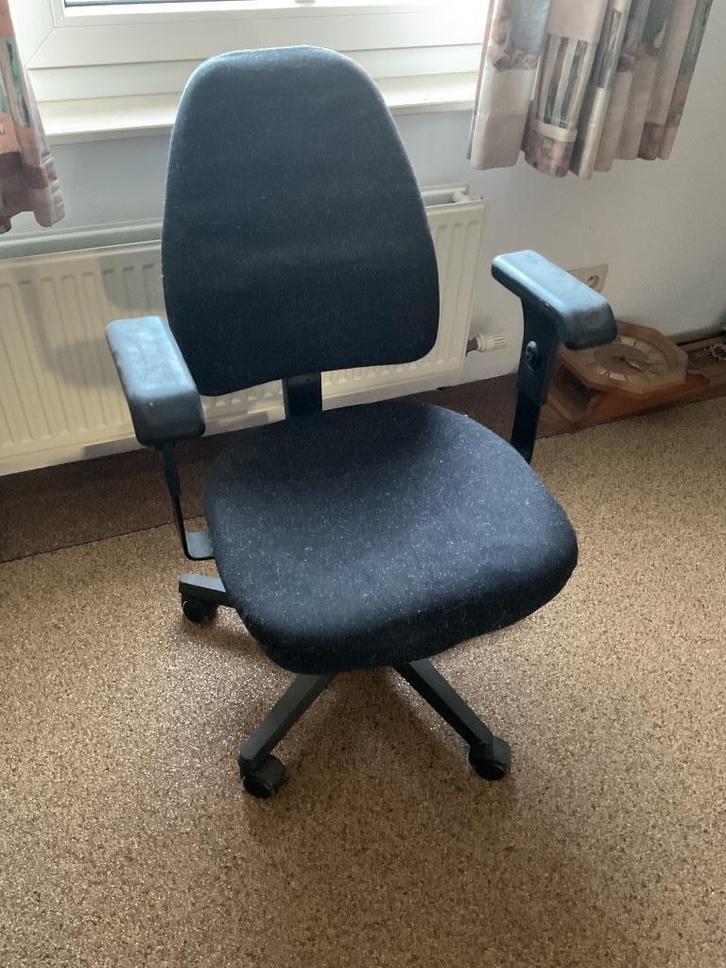 Bureaustoel, Huis en Inrichting, Bureaustoelen, Gebruikt, Bureaustoel, Zwart, Ophalen