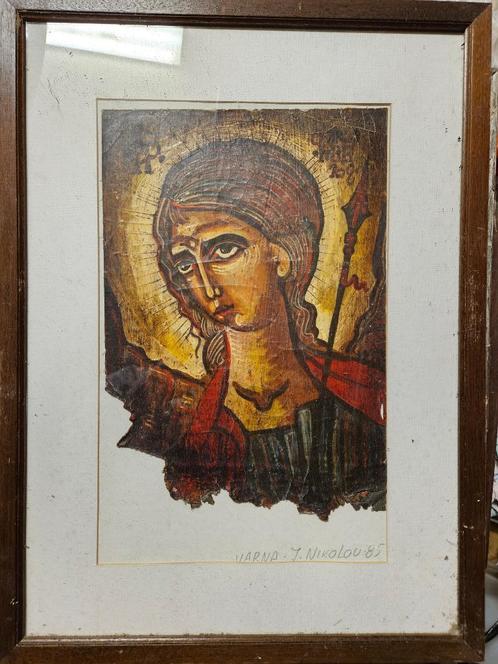 Icoon uit Bulgarije, Verzamelen, Religie, Gebruikt, Christendom | Katholiek, Overige typen, Ophalen
