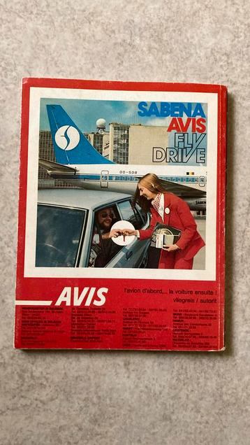 Sabena uitgave (anno 1975), Boeken, Ophalen of Verzenden, Zo goed als nieuw