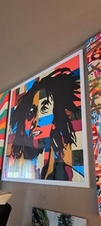 Bob Marley Pop Art 90/90 gekaderd, Verzenden