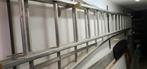 Uiteenschuifbare alu ladder 7 meter, Doe-het-zelf en Bouw, Ladders en Trappen, Ophalen, Gebruikt, Ladder