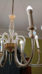 Lustre en verre à 8 branches., Enlèvement, Verre