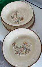 Vintage 3 grote borden en twee slakommen, Ophalen