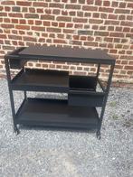 IKEA TROTTEN roltafel, Ophalen, Zo goed als nieuw, Rechthoekig, Metaal of Aluminium