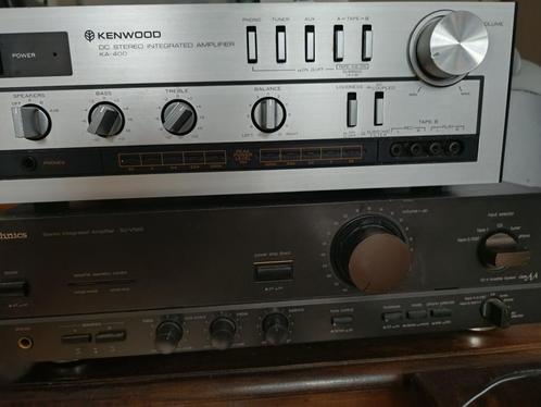 Kenwood KA-400 en Technics SU--V 560, TV, Hi-fi & Vidéo, Amplificateurs & Ampli-syntoniseurs, Comme neuf, Stéréo, 60 à 120 watts