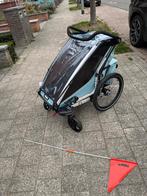 Thule Chariot Cross 1-zits Fietskar, 20 à 40 kg, Comme neuf, Enlèvement, Remorque pour enfant