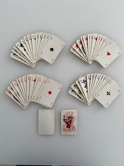 Vintage Kaartspel Petrole Hahn + Speciale Joker, Verzamelen, Speelkaarten, Jokers en Kwartetten, Zo goed als nieuw, Speelkaart(en)