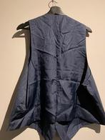 Gilet de costume vintage à rayure XXL Homme, Blauw, Ophalen of Verzenden, Gedragen, Maat 56/58 (XL)