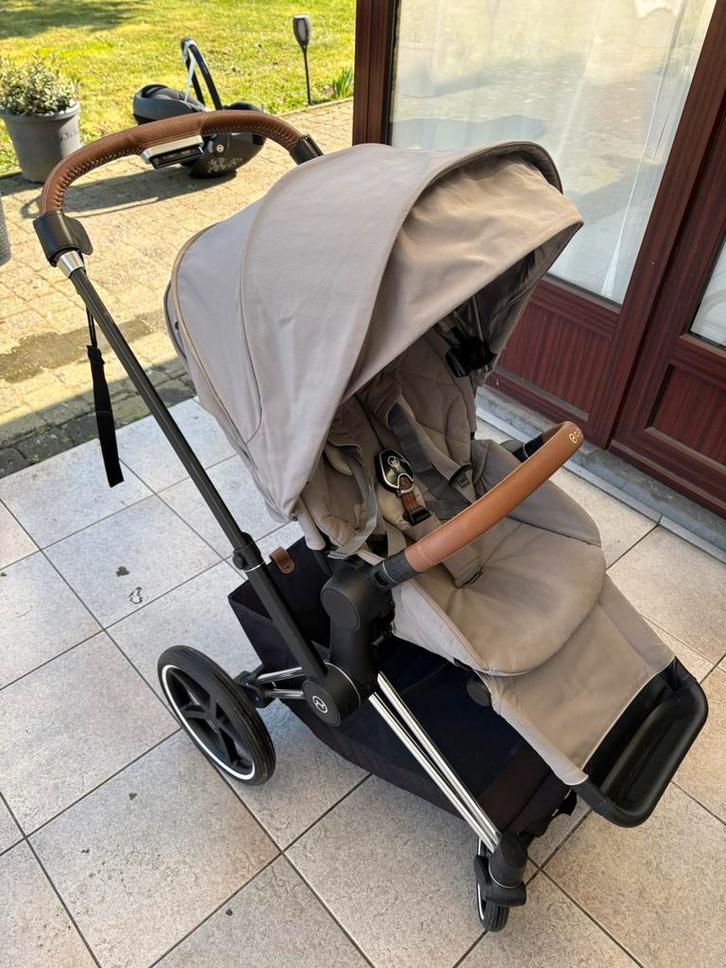 Cybex Priam 3in1 + isofix, Kinderen en Baby's, Buggy's, Gebruikt, Regenhoes, Ophalen