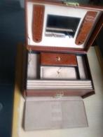 sieradendoos - juwelenkoffer: crocco, Handtassen en Accessoires, Gebruikt, Verzenden