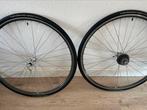 Shimano Dura Ace 7400 naven wielset Wolber velgen retro, Ophalen, Zo goed als nieuw