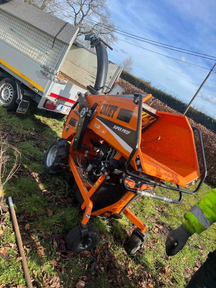 Hakselaar TE HUUR / HUREN Eliet 12cm, Tuin en Terras, Hakselaars, Zo goed als nieuw, Benzine, Ophalen
