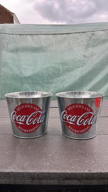 Ensemble de 2 seaux à glace Coca-Cola, Enlèvement ou Envoi, Neuf, Ustensile